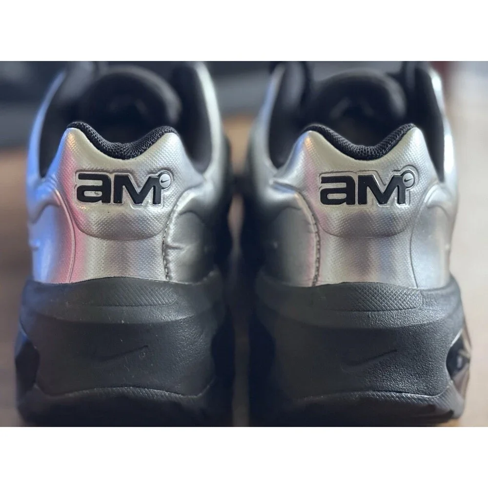 Women’s Size 9 Nike Air Max Muse Black Metallic Silver FV1920-001 NIB
